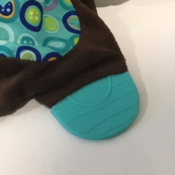 BRIGHT Starts brown monkey security blanket lovey - Picture 3 of 9